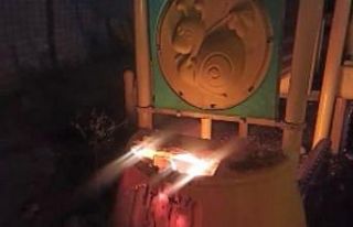 Park malzemelerine zarar veren çocuk yakalandı