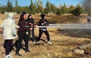 Patnos’ta afet ve yangın eğitimi ile güvenlik...