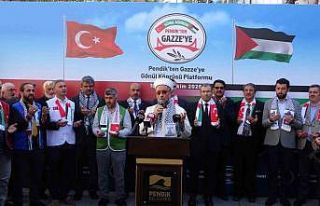 Pendik’te belediye ve esnafhfı Gazze’ye destek...