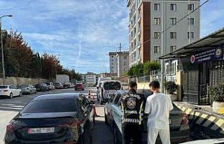 Pendik’te makas atan sürücüye para cezası