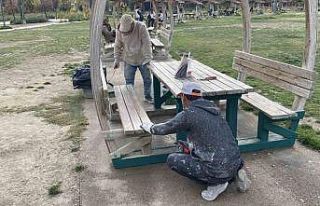 Recep Tayyip Erdoğan Millet Bahçesi’nde bakım...