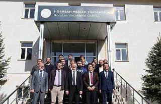 Rektör Hacımüftüoğlu, Horasan MYO’yu ziyaret...