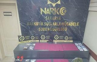 Sakarya’da uyuşturucu operasyonu: 10 gözaltı