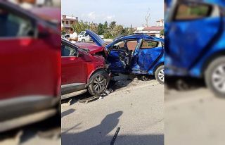 Samandağ’da trafik kazası:  5 yaralı