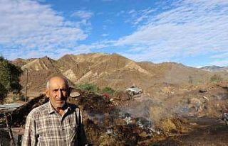 Samanlıkta kundaklama şüphesi