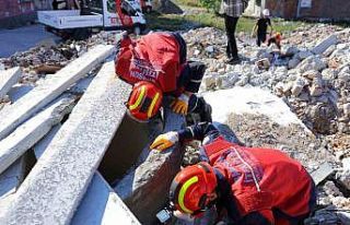 Samsun Büyükşehir’den nefes kesen tatbikat