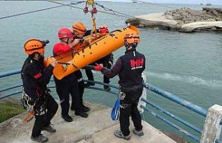 Samsun’da ekipler afet hazırlığını test etti