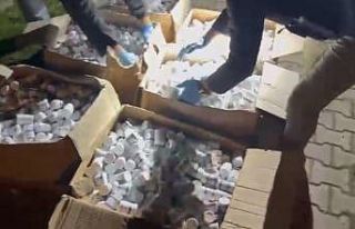 Samsun’da tırdan 153 bin adet uyuşturucu hap çıktı