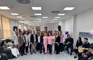 Sanatla Umuda Dokunuş etkinliği hastalara moral...