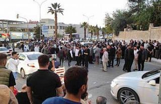 Şanlıurfa’da cenaze defni sırasında "park...