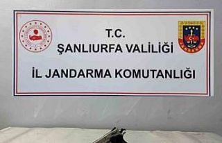 Şanlıurfa’da ruhsatsız silah ele geçirildi
