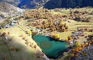 Şavşat’ın seyrine doyum olmayan sonbahar güzelliği