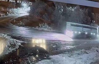 Şerit ihlali yapan kamyon kazaya neden oldu