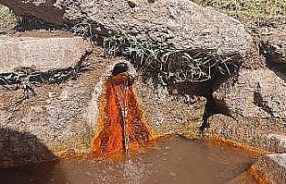 Şifalı suya ulaşmak isteyen vatandaşlar kilometrelerce...