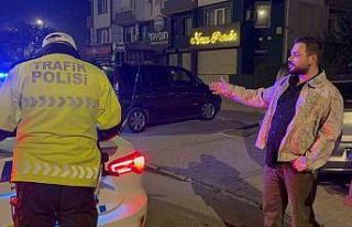 Şirket aracıyla alkollü yakalanan şahıs suçu...