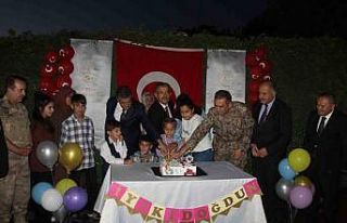 Şırnak’ta şehit çocuklarına doğum günü kutlaması