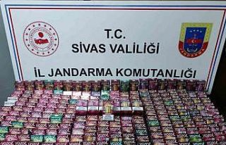 Sivas’ta kaçak tütün operasyonu, 4 Şüpheli...