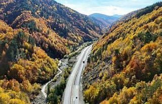 Sonbaharla Kastamonu ormanlarının mest eden buluşması