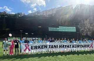 Statta sezon maçı öncesi, kanseri yenen Nilda Kadam...