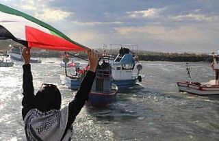 Sumud Filosu’na teknelerle destek verip zulme ‘Dur’...