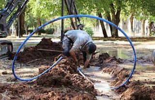 Sur dipleri güzelleştiriliyor