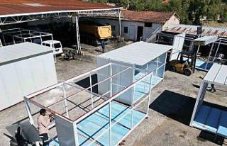 Tavas Belediyesi konteyner ve otobüs duraklarını...