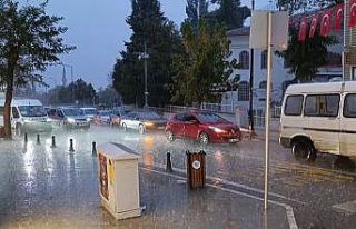 Tekirdağ’da sağanak yağış