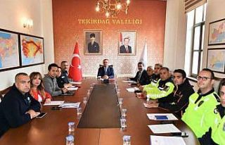 Tekirdağ’da Trafik Güvenliği Toplantısı: "Trafik...