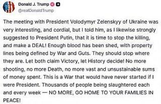 Trump’tan Zelenskiy görüşmesi hakkında açıklama:...