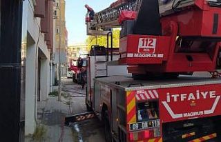 Tuvalette mahsur kalan şahıs kurtarıldı