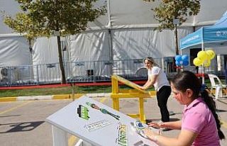 UlaşımPark standı miniklerin gözdesi oldu