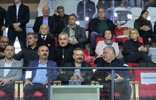 Vali Aksoy, Türkiye Hentbol Erkekler Süper Lig maçını...