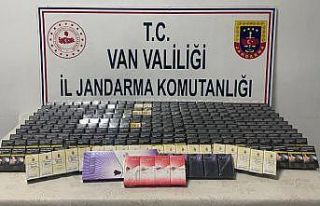Van’da bin 859 paket kaçak sigara ele geçirildi