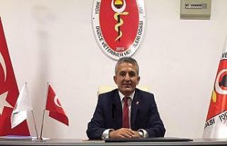 Veteriner Hekimler Odası Başkanı Karanfil de hayvanları...