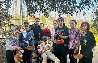 Yahşi Özel Eğitim öğrencilerinden anlamlı zeytin...