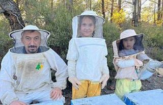 Yatağanlı miniklerden arıcılığa erken başlangıç