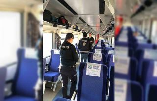 Yerköy Emniyeti’nden trende denetim