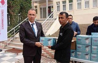 Yozgat’ta 68 çiftçiye kamera seti ve kamp lambası...