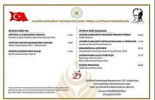 Zonguldak’ta 29 Ekim programı belli oldu