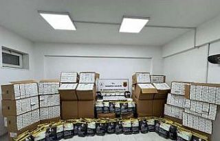 1 milyon liralık kaçak tütün operasyonu: 1 gözaltı