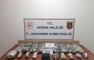 Adana’da 11 kilo skunk ele geçirildi