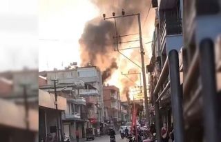 Adana’da tekstil atölyesinde yangın