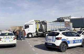 Aksaray’da iki tır çarpıştı: 1 yaralı