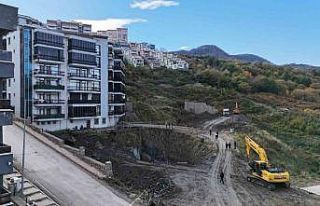 Amasra’da inşaat alanında yaşanan göçüğün...