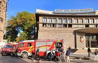 Ankara’da üniversitede duman sızıntısından...
