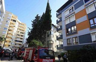 Antalya’da teras katta çıkan yangın paniğe neden...