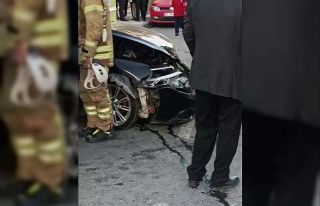 Arnavutköy’de feci kaza: 1 yaralı
