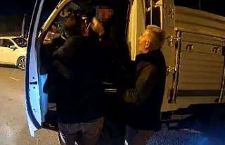 Arnavutköy’de trafikte sinir krizi: "Canım...