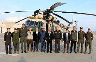 Aydın Jandarma Helikopter Filo Komutanlığı ekibine...