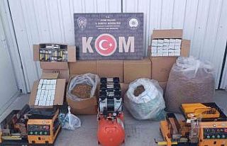 Aydın’da kaçak tütün operasyonu: 68 bin makaron...